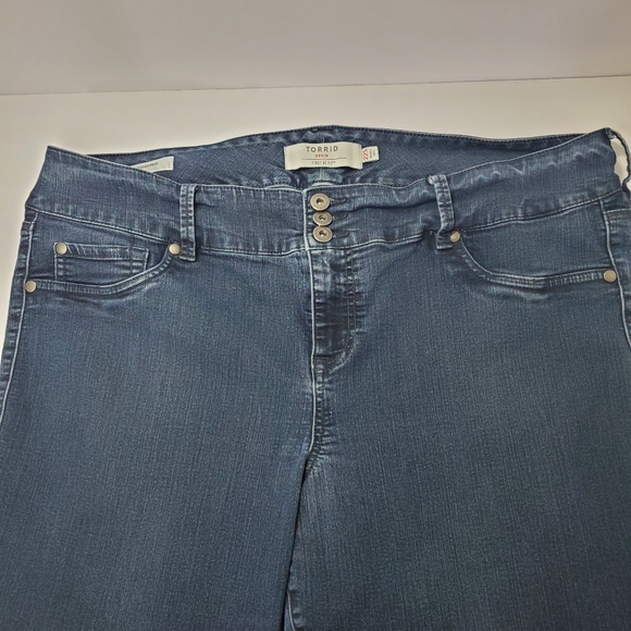 Torrid Denim Jegging Skinny Blue Jeans 22 - Picture 4 of 4